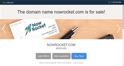 Desktop Screenshot of nowrocket.com